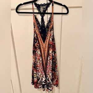 Free People Dress with Lace T-back. Size XS but would for sure fit a Small.🦋